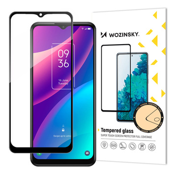 Wozinsky Full Glue Tempered Glass szkło hartowane Samsung Galaxy S23 9H na cały ekran z czarną ramką