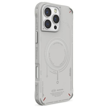Skinarma etui Mecha iPhone 16 Pro 6.3   Magnetic Charging jasno szary/ light grey