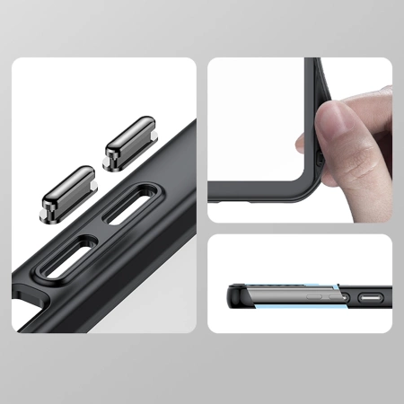 HURTEL ETUI OUTER SPACE DO SAMSUNG GALAXY S23+ POKROWIEC Z ELASTYCZNĄ RAMKĄ