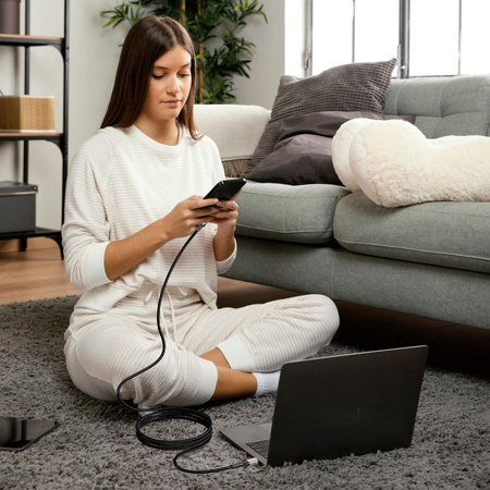 TECH-PROTECT KABEL USB-C 100W PD DO TELEFONÓW ANDROID 200CM WYSOKA SZYBKOŚĆ