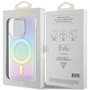 GUESS ETUI HARDCASE DO IPHONE 15 PRO DO MAGSAFE IML IRIDESCENT NOWOCZESNE