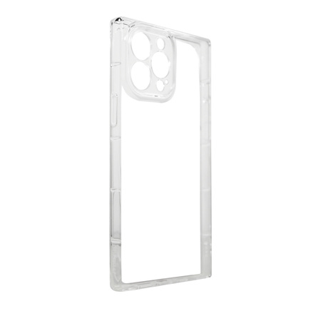 Square Clear Case etui do iPhone 13 Pro Max żelowy pokrowiec przezroczysty
