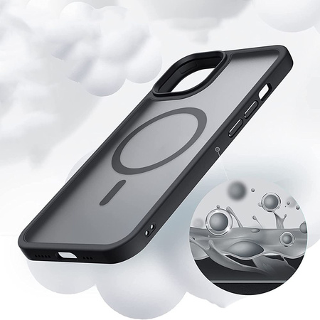 TECH-PROTECT MAGMAT ETUI CASE DO IPHONE 14 OCHRONNE MATTE BLACK MAGNETYCZNE