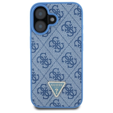 Guess GUHCP16SP4TDSCPB iPhone 166.1 niebieski/blue hardcase Leather Metal Logo Strass Crossbody
