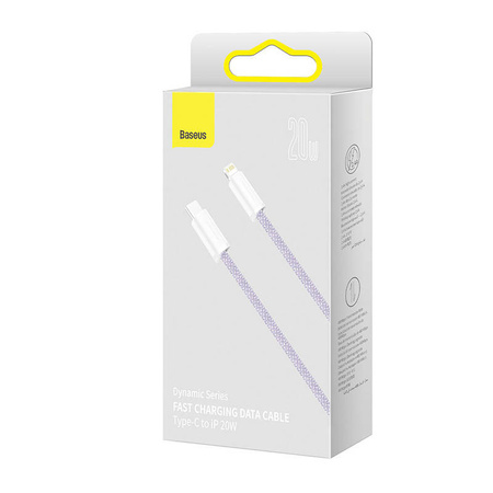 BASEUS KABEL USB-C DO DO LIGHTNING 20W DO APPLE 12 13 14 2M SZYBKIE
