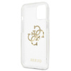 Guess GUHCP13SKS4GGO iPhone 13 mini 5,4" Transparent hardcase 4G Gold Charms Collection
