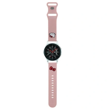 HELLO KITTY PASEK ZEGARKOWY 22MM DO SMARTWATCH Z GŁOWĄ KITTY SILIKONOWY