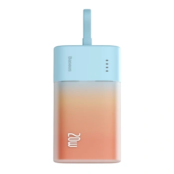 BASEUS POWERBANK POPSICLE 5200MAH 20W Z WBUDEWANYM KABLEM DO LIGHTNING