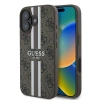 GUESS POKROWIEC HARDCASE DO IPHONE 16 PLUS 6.7 DO MAGSAFE STRIPES PRINTED