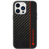 Etui Audi Carbon Fiber Stripe na iPhone 14 Pro Max 6.7" - czarne AUS-TPUPCIP14PM-R8/D1-BK