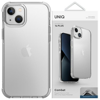 UNIQ etui Combat iPhone 14 Plus 6,7" przeźroczysty/crystal clear
