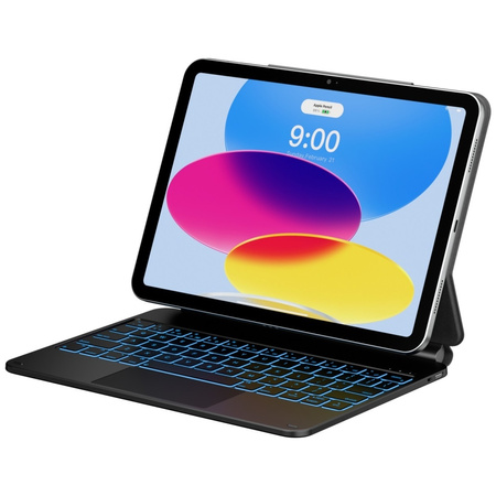 Etui Typecase Edge z klawiaturą do iPad 11" (A16) 2025 / iPad 10.9" 2022 czarny