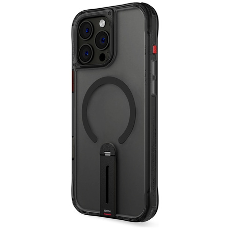 Etui Skinarma Helix do iPhone 16 Pro Max Magnetic Charging 360 Rotating Stand czarny