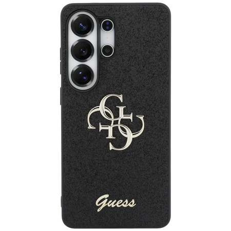 Etui Guess Fixed Glitter Big 4G Metal Logo do Samsung Galaxy S26 Ultra czarny