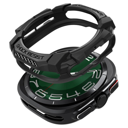 SPIGEN RUGGED ARMOR ETUI DO SAMSUNG GALAXY WATCH ULTRA 47 MM MATTE BLACK
