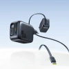 Ładowarka sieciowa Baseus EnerCore CJ11 45W z portem USB-C i ze zwijanym kablem USB-C - czarna