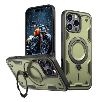 HURTEL ETUI HYBRID ARMOR TRENDY Z DO MAGSAFE DO IPHONE 16 PRO WYSOKA
