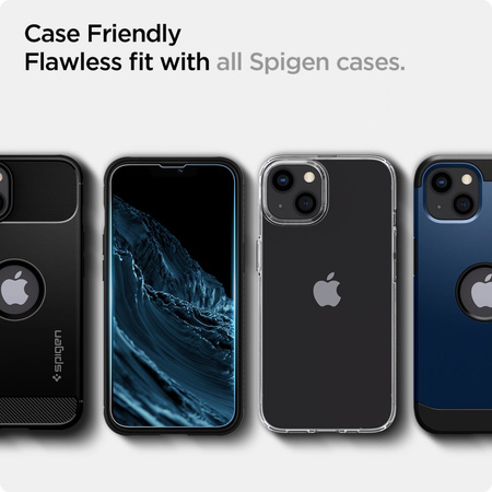 SPIGEN SZKŁO HARTOWANE GLAS.TR EZ FIT DO IPHONE 13 MINI 2 SZTUKI W ZESTAWIE