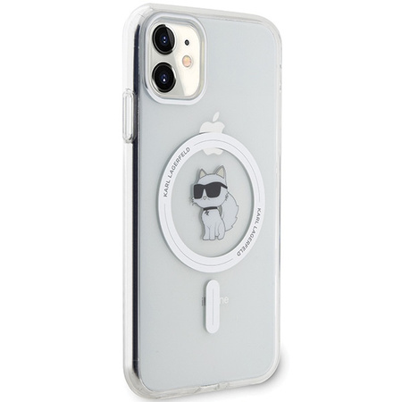 KARL LAGERFELD ETUI CASE DO IPHONE 11 XR PRZEZROCZYSTE HARDCASE DO MAGSAFE