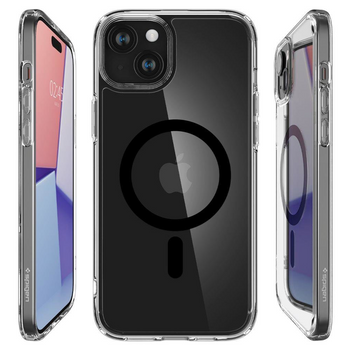 SPIGEN ULTRA HYBRID MAG MAGSAFE IPHONE 15 PLUS BLACK
