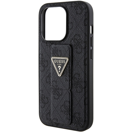 GUESS POKROWIEC DO IPHONE 15 PRO 6.1 HARDCASE GRIP STAND Z DODATKIEM STRASS