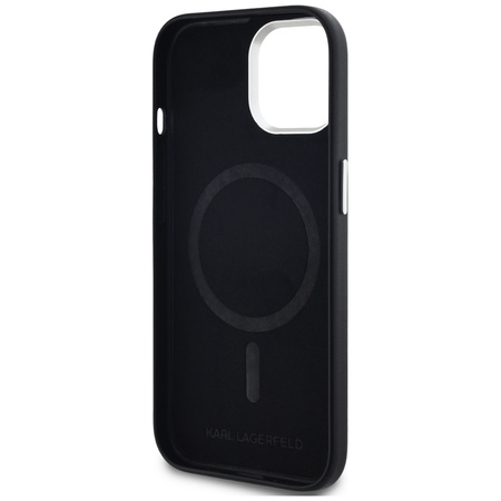 KARL LAGERFELD ETUI FW METAL PLATE DO MAGSAFE IPHONE 15 NAJLEPSZA