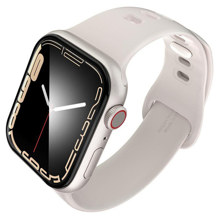 SZKŁO HYBRYDOWE SPIGEN PROFLEX ”EZ FIT” 2-PACK APPLE WATCH 7 / 8 (41 MM)