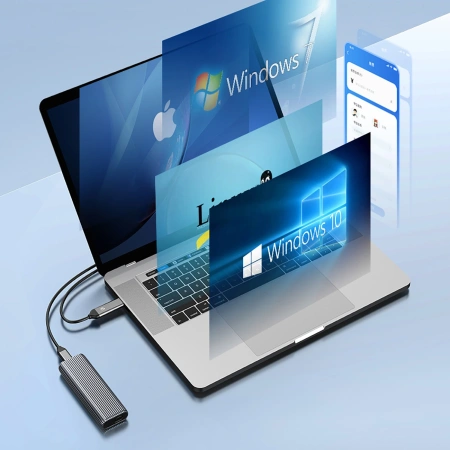 ORICO AM2C3-G2 KIESZEŃ NA DYSK M.2 NVME DO PC USB-C 3.2 WYJĄTKOWA WYDAJNOŚĆ
