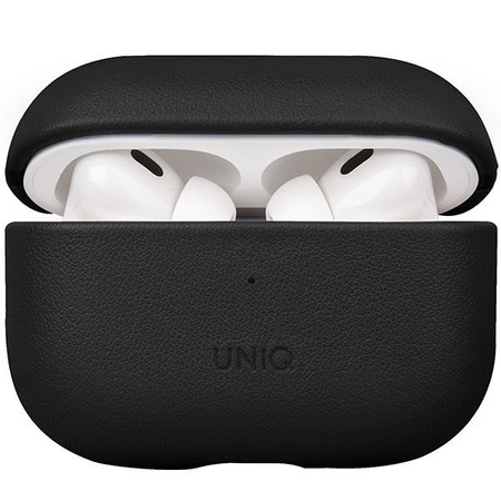 UNIQ etui Terra AirPods Pro 2 gen. Genuine Leather czarny/dallas black