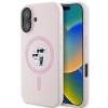 KARL LAGERFELD KLHMP16SSCMKCRHP ETUI DO MAGSAFE DO IPHONE 16 6.1 SILIKONOWE