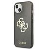 Guess GUHCP13SPCUGL4GBK iPhone 13 mini 5,4" czarny/black hard case Glitter 4G Big Logo