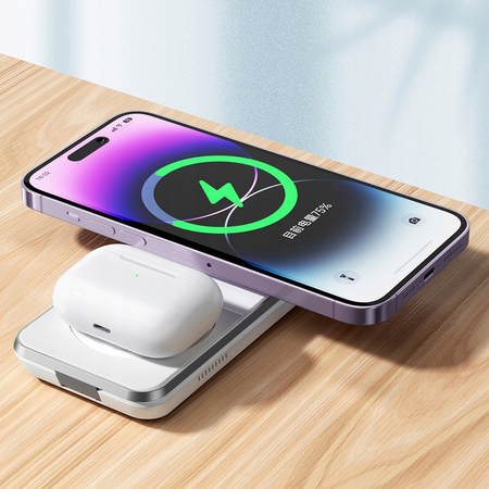 MCDODO STACJA DOKUJĄCA ŁADOWARKA INDUKCYJNA 3W1 DO IPHONE AIRPODS WATCH 15W