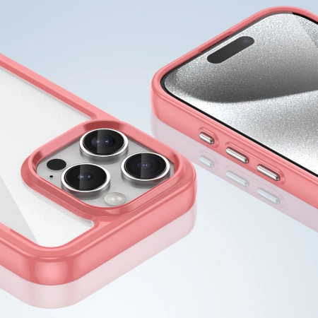 HURTEL ETUI POKROWIEC Z ŻELOWĄ RAMKĄ DO IPHONE 16 PRO OUTER SPACE Z OCHRONĄ