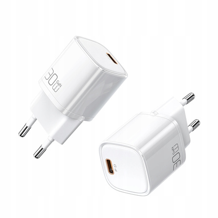 MCDODO SZYBKA ŁADOWARKA SIECIOWA ZASILACZ USB TYP C 30W + KABEL USB-C 1M