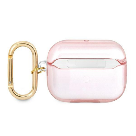 Guess  GUAPHHTSP AirPods Pro cover różowy/pink Strap Collection