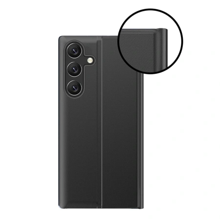 HURTEL ETUI NEW SLEEP VIEW CASE Z KLAPKĄ DO SAMSUNG GALAXY A35 ANTYWZROKOWE