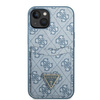 Guess GUHCP13MP4TPB iPhone 13 6,1" niebieski/blue hardcase 4G Triangle Logo Cardslot