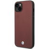 Etui BMW BMHCP14S22RFGR na iPhone 14 burgundowy/burgundy Leather Diamond Pattern