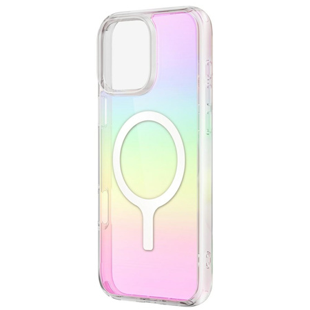 UNIQ ETUI IRIDESCIA DO IPHONE 16 MAGCLICK CHARGING HOLOGRAFICZNE ŁADOWANIE