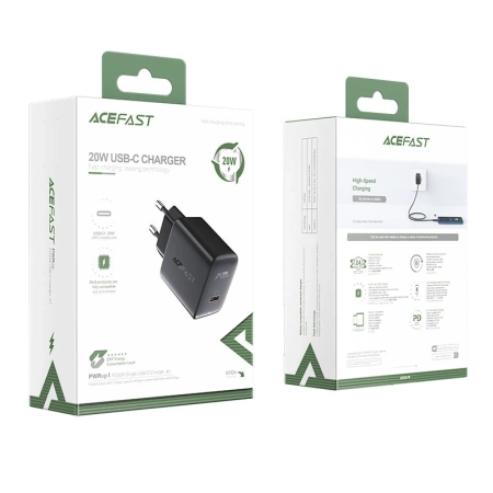 ACEFAST ADAPTER USB C SIECIOWY DO IPHONE 11 12 13 14 15 20W POWER DELIVERY