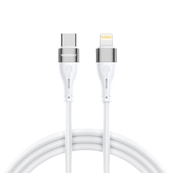 WOZINSKY KABEL DO LIGHTNING USB-C PD 27W DO IPHONE 12 13 14 1M BIAŁY
