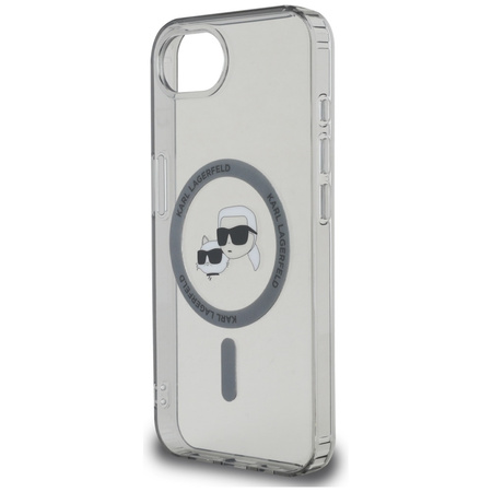 KARL LAGERFELD ETUI IML METAL KARL & CHOUPETTE HEADS DO MAGSAFE DO IPHONE