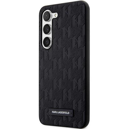 Etui Karl Lagerfeld KLHCS23MSAKLHPK S23+ S916 hardcase - czarne Saffiano Mono Metal Logo