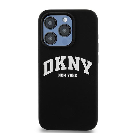 DKNY ETUI HARDCASE DO IPHONE 14 PRO 6.1 DO MAGSAFE LIQUID SILICONE BIAŁE