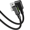 MCDODO KABEL KĄTOWY 90° MICRO USB SZYBKIE ŁADOWANIE DWUSTRONNY QC 3 LED 2M