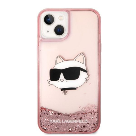 Karl Lagerfeld KLHCP14MLNCHCP iPhone 14 Plus 6,7" różowy/pink hardcase Glitter Choupette Head