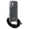 GUESS ETUI HARDCASE CROSSBODY CORD DO IPHONE 16 PRO 6.3 Z DESIGNEM 4G PRINT