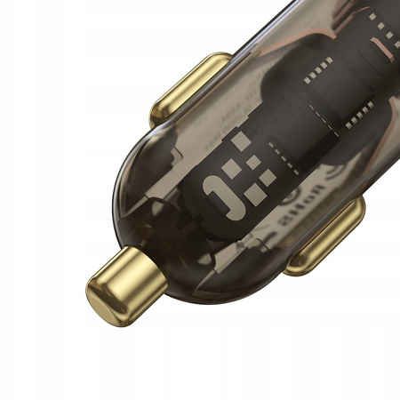 MCDODO MOCNA SZYBKA ŁADOWARKA SAMOCHODOWA MIERNIK 3X USB USB-C 100W LED