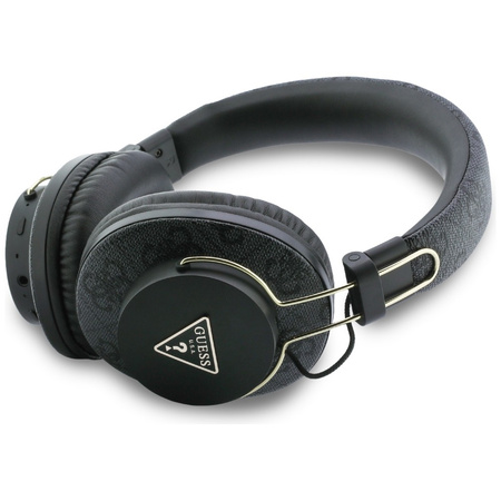Słuchawki nauszne Guess Triangle Logo    Bluetooth ENC czarny