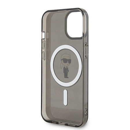 Karl Lagerfeld KLHMP14SHFCKNOK iPhone 14/ 15 / 13 6.1 czarny/black hardcase IML Ikonik MagSafe
